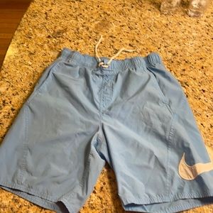 Nike Light Blue Athletic Shorts